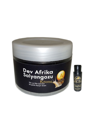 Giant Dev Afrikasalyangozu Yaşlanmakarşıtı Kremi 100 Ml + Caraboa Bay Bayan Analrahatlatıcı Krem