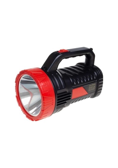 15W+26Smd Led El Feneri Şarjlı Projektör Uzun Menzil Avcı Feneri N11.8307 Siyah