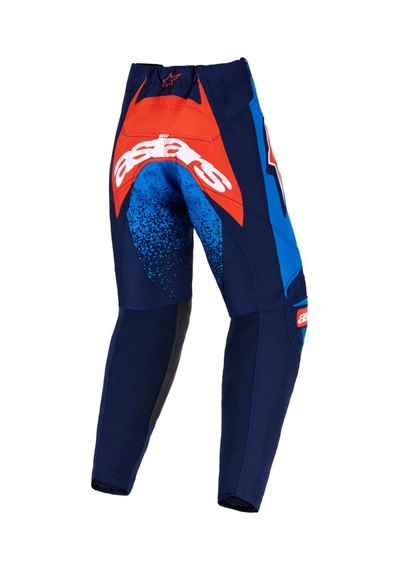 Alpinestars Kids Racer Nomur Çocuk Kros Motosiklet Pantolonu Mavi Kırmızı