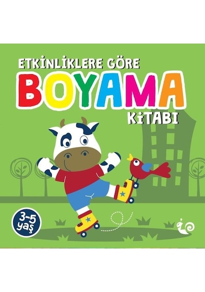Etkinliklere Göre Boyama Kitabı - Yeşil- Çikolata Yayınevi