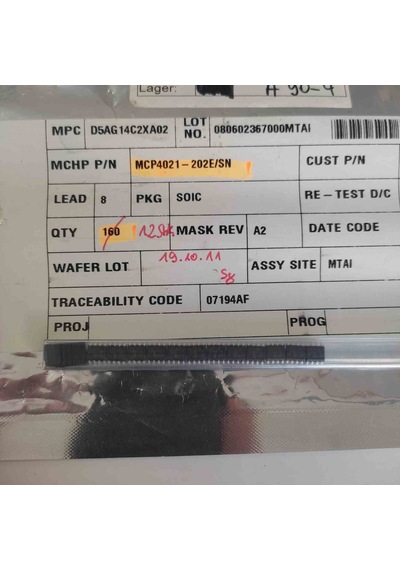 Mcp4021-202e/sn Soıc8 Entegre 9 Adet