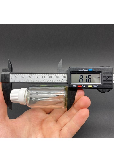 30 Cc Fırçalı Cam Şişe - Şeffaf - 30 Ml Boş Oje Şişesi X 3 Adet