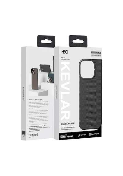 Apple Uyumlu iPhone 16 Pro Max Blaze 1000d Kevlar Magsafe Kılıf - Gold