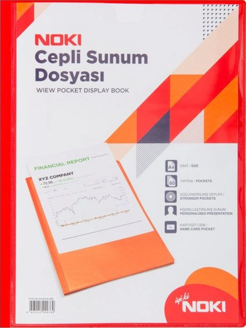 Cepli Sunum Dosyası A4 60'lı Turuncu Diğer