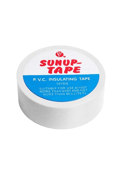 Sunup Sn-27924 Beyaz 0.13x18mm İzole Pvc Elektrik Yalıtım Bant 5'li Paket
