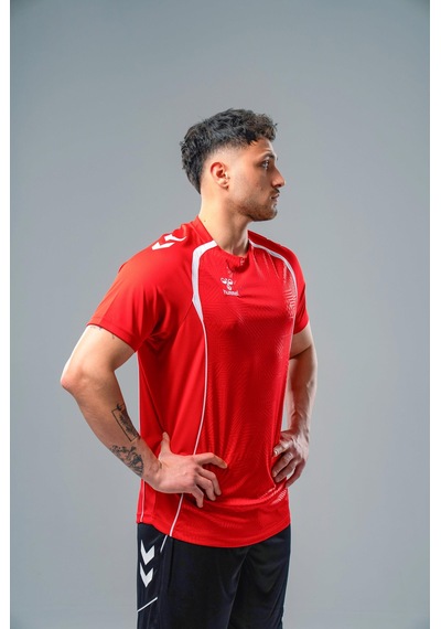 Hummel Target Antrenman Tişört Kırmızı