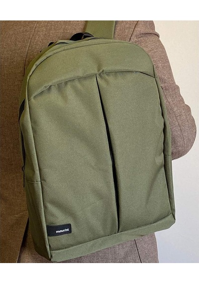 Unisex Smart Slim Laptop-macbook Sırt Çantası Haki