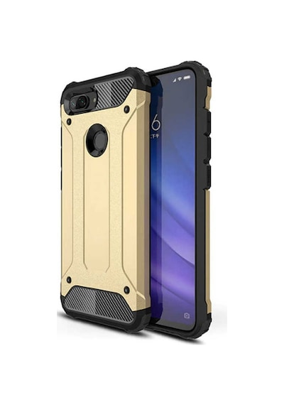 Kilifone - Xiaomi Uyumlu Mi 5x / Mi A1 - Kılıf Çift Katman Zırh Tank Crash Military Kapak - Gold