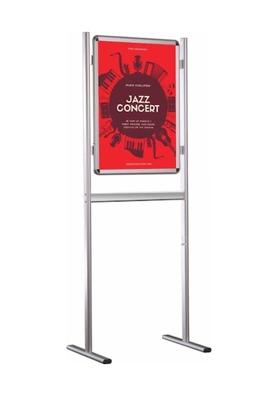 B2 50X70Cm Alüminyum Tek Taraflı Kaldırım Reklam Poster Pano