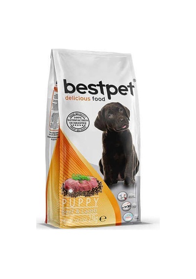 Bestpet Puppy Kuzu Etli ve Dana Etli Yavru Köpek Maması 2.5 KG
