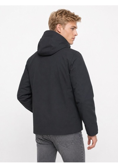 Loft Erkek Lacivert Kapüşonlu Regular Fit Mont Lf2043992 Q1.v1