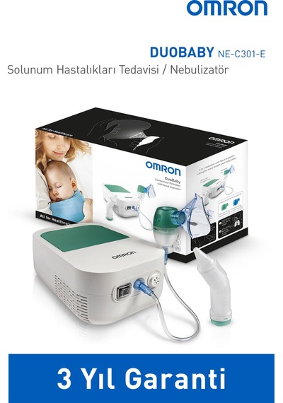Omron DuoBaby, Burun Aspiratörlü Alt ve Üst Solunum Yoluna Uygun Nebulizatör