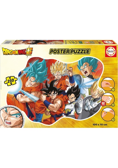 Educa 250 Parça Dragon Ball Maxi Xl Poster Yapboz - 8-11 Yaş - Erkek Çocuk 1 Adet