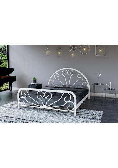 Metalia Gm 300 Baby Beyaz Çift Kişilik Metal Karyola 160X200
