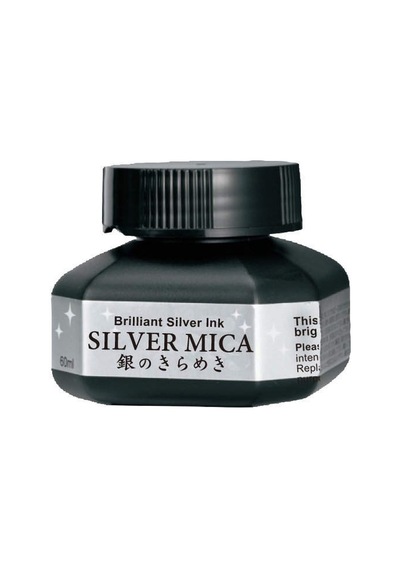 Hobi-Marketart Zig Silver Mica Metalik Gümüş Mürekkep 60 Ml.