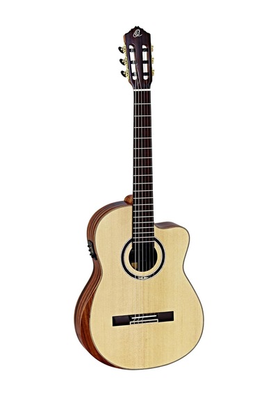 Ortega Private Room Striped Suite Elektro Klasik Gitar Natural