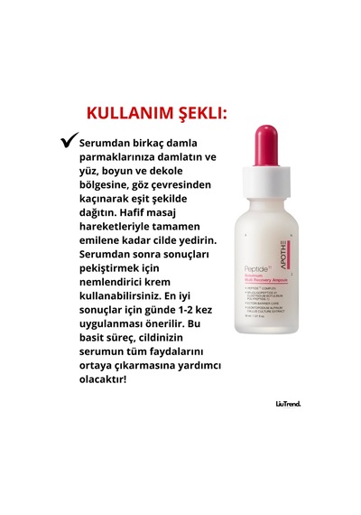 Apothe Peptide 11 Botulinum Multi Recovery Ampoule 30 Ml Botulinli Lipozomal Çoklu Ampul