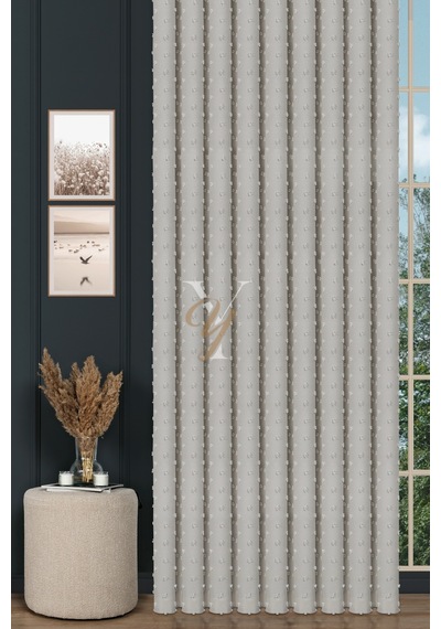Armani Fon Perde V-674 Ekru Ekru