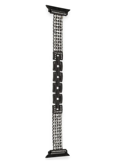 Apple Watch 38mm Uyumlu Live Taşlı Kordon - Siyah
