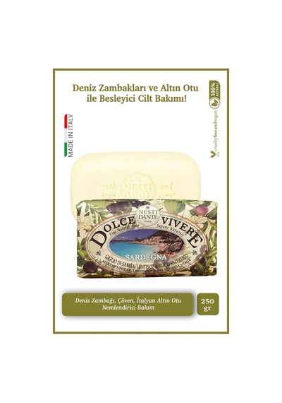 Nesti Dante Dolce Vivere Sardegna Vegan Bakım Sabun 250 G