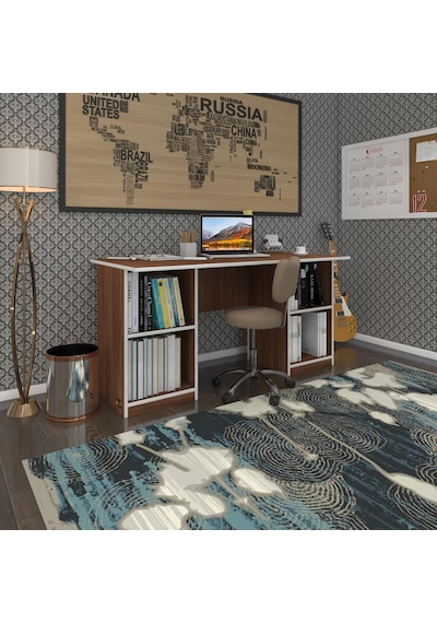 Kenzlife Ofis Masası Pat Morita Cvz 75 160 80 Raflı Dolap Çiftli Şeritli Bilgisayar Çalışma Masası Beyaz Kenzlife Ofis Masası Pat Morita Cvz 75 160 80 Raflı Dolap Çiftli Şeritli Bilgisayar Çalışma Masası Beyaz