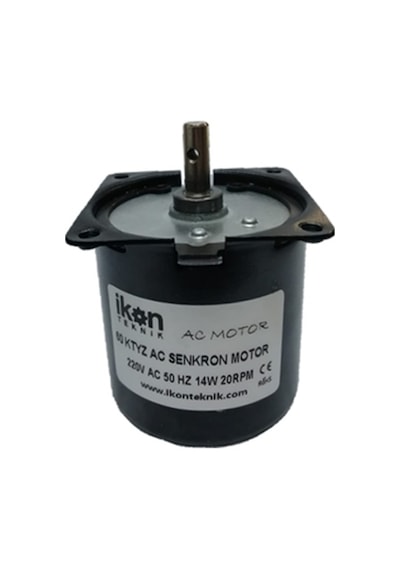 İkon Teknik AC SENKRON 60 KTYZ 14 Watt 20 RPM 220 Volt