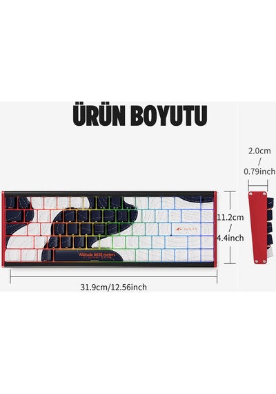 Alux 68 Max He- Kablolu Manyetik Switch Klavye- 8.000 Hz Alüminyum Gövde Argb