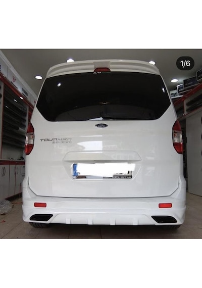 Ford Courier Beyaz Boyalı Spoiler