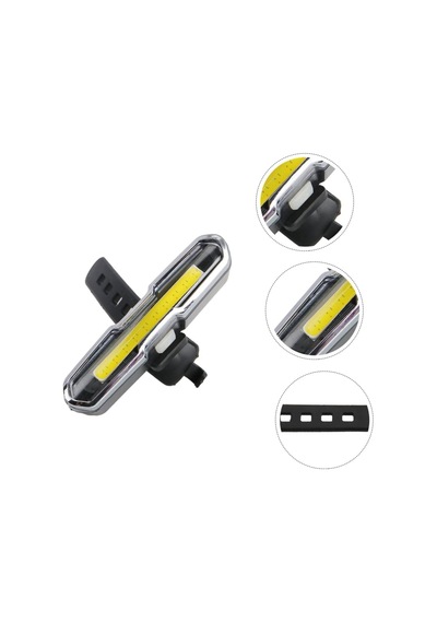 6017-mavi Kırmızı Çakarlı Usb Şarjlı Bisiklet Stop Lambası