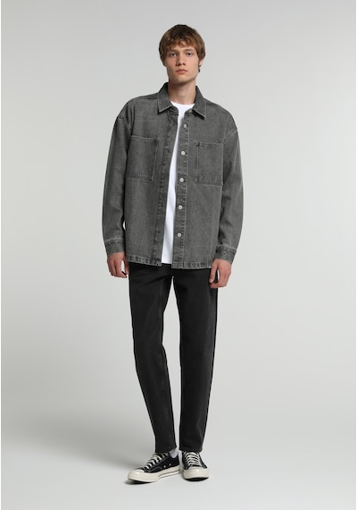 Colin's Colins Oversize Fit Erkek Grey Denim Shacket Cl1082677 Q1.v1 Dn45148