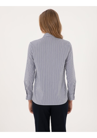 Pierre Cardin Kadın Mavi Gömlek Desenli 50314122-vr036 Mavi