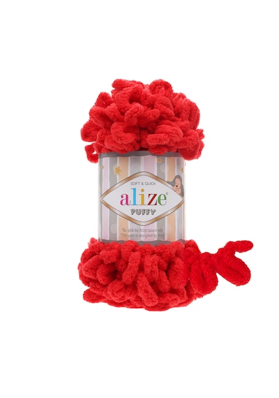 Alize 5 Adet Puffy El Örgü Ipliği 5'li Paket - 100 Gr. 9 Mt. Parmak Örgü Ipi - Şevval Tuhafiye 56