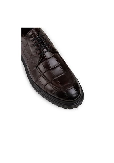 Deery Hakiki Deri Bordo Günlük Erkek Ayakkabı - 01931mbrde01 Bordo
