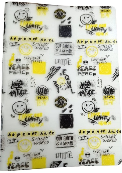 My Note Smiley 40 Yp Çizgili Defter Smiley6020-ç-sarı Beyaz