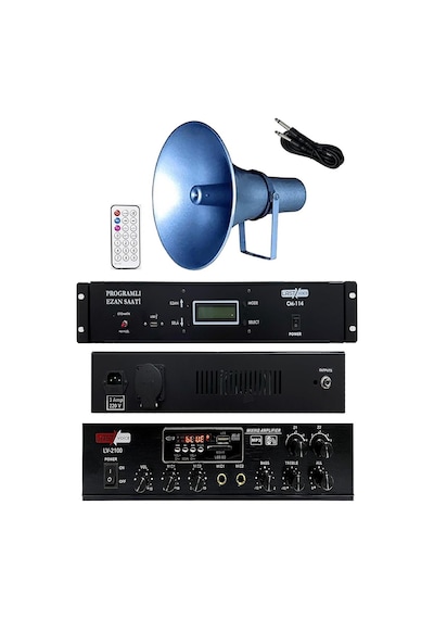 Lastvoice Ekonomik Set-2 Ezanmatik 100w Anfi ve Hoparlör Seti