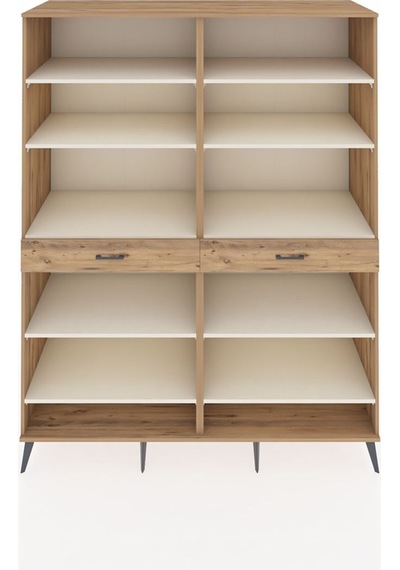 Kronos Gardrop 10 Raflı 2 Çekmeceli 176x59x221 Çam-aytaşı/çam Beyaz Kronos Gardrop 10 Raflı 2 Çekmeceli 176x59x221 Çam-aytaşı/çam Beyaz