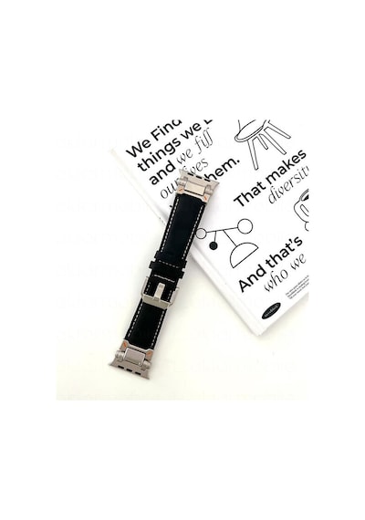 E2m Apple Watch 42-44-45-46-49mm Krd-32 Deri Kordon Kahverengi