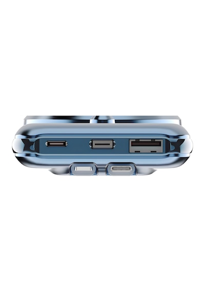 Buff Bp11 10000mah Magsafe Uyumlu Dahili Kablolu Powerbank Mavi