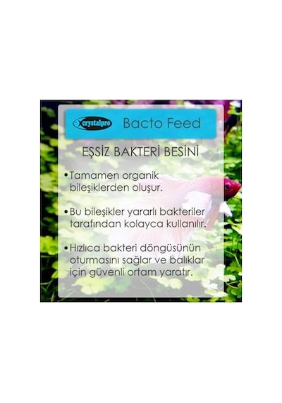 125 Ml Akvaryum Bakteri Besini İle Su Kalitesi Artırma