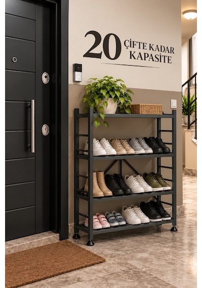 3 Katlı, Katlanabilir Metal Ayakkabılık,taşınabilir Çok Amaçlı , Geniş, Katlanabilir Dolap Ve Raf Antrasit 3 Katlı, Katlanabilir Metal Ayakkabılık,taşınabilir Çok Amaçlı , Geniş, Katlanabilir Dolap Ve Raf Antrasit