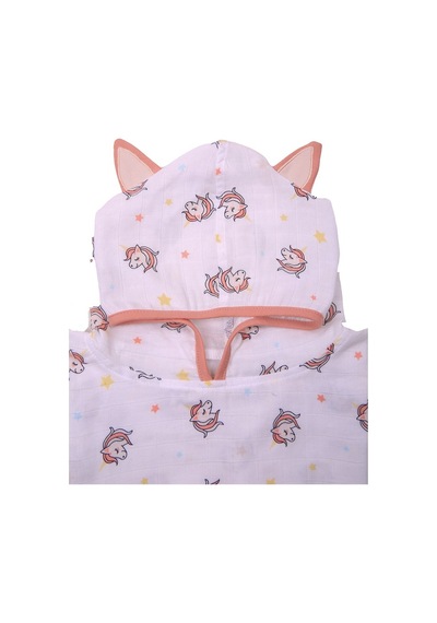 Unicorn Bebek Müslin Panço-Beyaz-1-2 Yaş