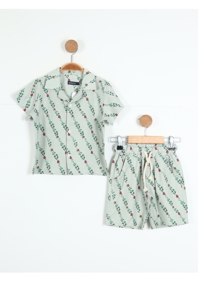 Xo Kids Erkek Çocuk Kombin Takmı 1-5 Yaş Set0328 Kırmızı
