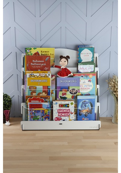 Lucky Montessori Ahşap Çocuk Odası 4 Raflı Kitaplık Beyaz - 271488171 Beyaz Lucky Montessori Ahşap Çocuk Odası 4 Raflı Kitaplık Beyaz - 271488171 Beyaz