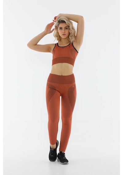 Maraton Active Slimfit Kadın Spor Bakır Tayt 812082-bakır Bakır