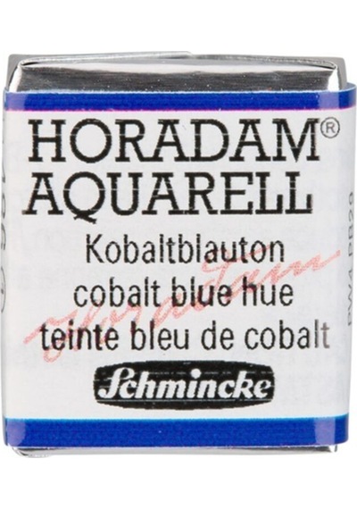 Schmincke Horadam Aquarell Artist Sulu Boya Cobalt Blue Hue Yarım Tablet