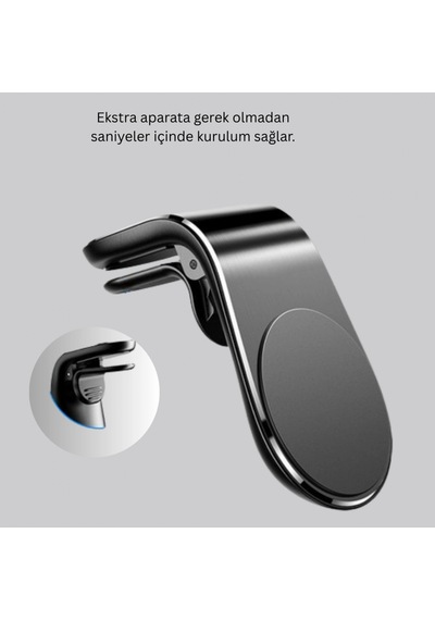Kalorifer Izgaralı Manyetik Telefon Tutucu Sarsıntı Geçirmez Yeni Nesil
