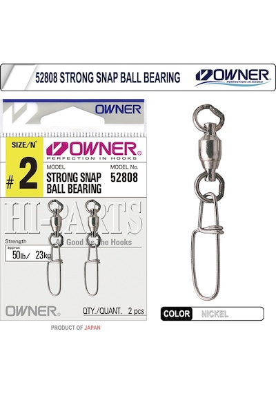 Owner 52808 Strong Snap Ball Bearing Rapala Klipsi 3