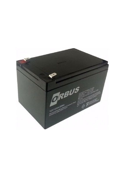 Orbus 12v 12ah Elektrikli Bisiklet -ups Bakımsız Kuru Akü