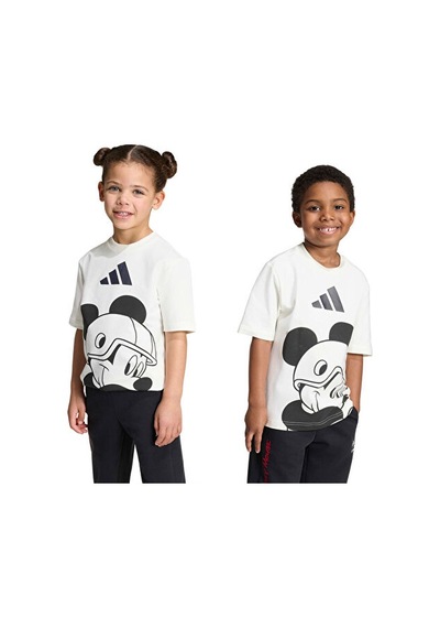 Adidas Lk Dısney Mıckey Mouse Tee Çocuk Günlük Tişört Ks3956 Beyaz
