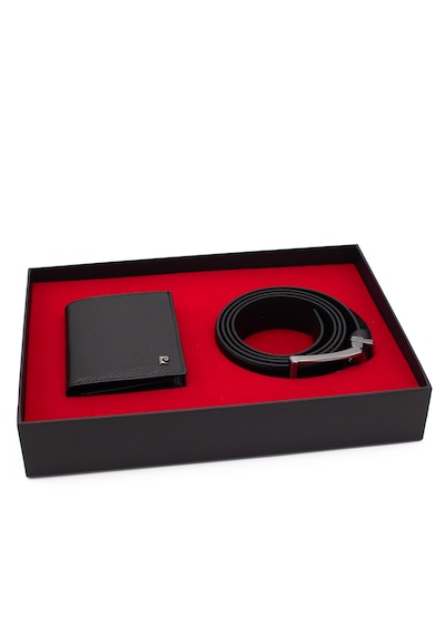 Pierre Cardin Deri Cüzdan & Kemer İkili Set Pc100f-1135s3l Siyah